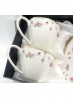 Porcelain Little Flowers 2 Cups and 2 Saucers With Gift Box